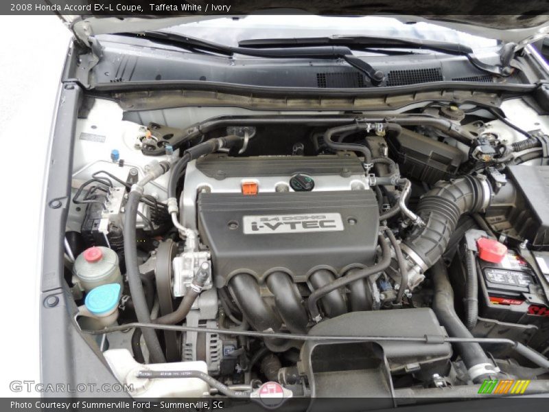  2008 Accord EX-L Coupe Engine - 2.4 Liter DOHC 16-Valve i-VTEC 4 Cylinder