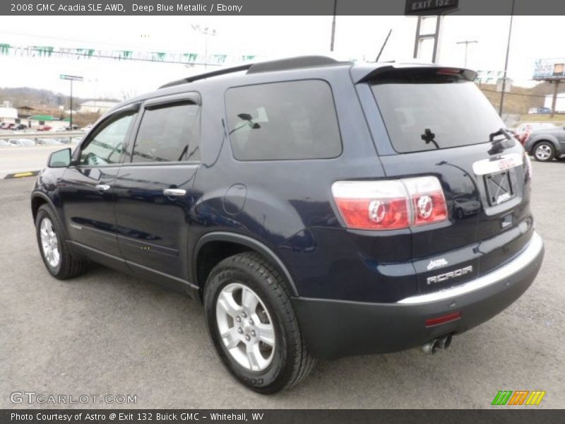 Deep Blue Metallic / Ebony 2008 GMC Acadia SLE AWD