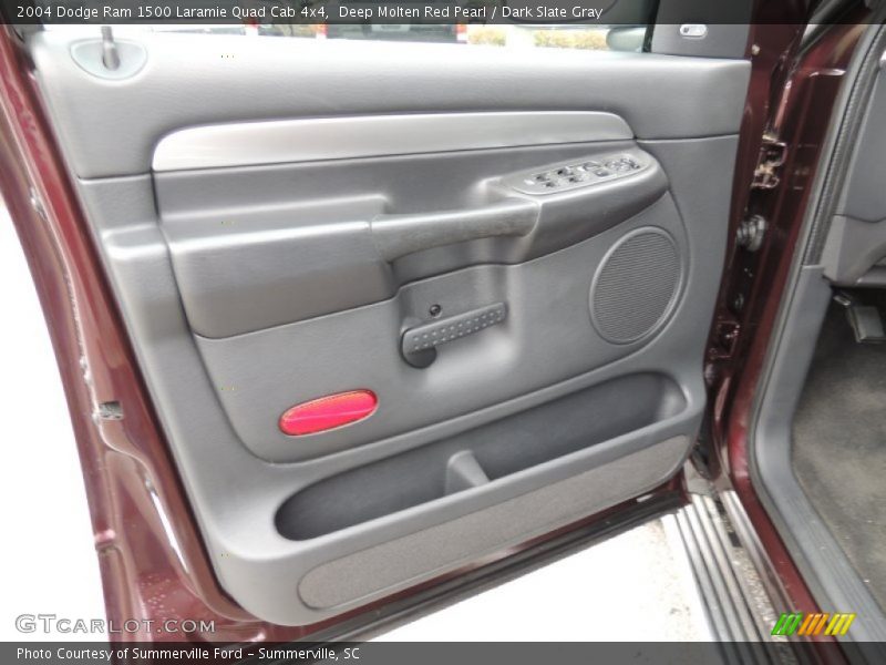 Deep Molten Red Pearl / Dark Slate Gray 2004 Dodge Ram 1500 Laramie Quad Cab 4x4