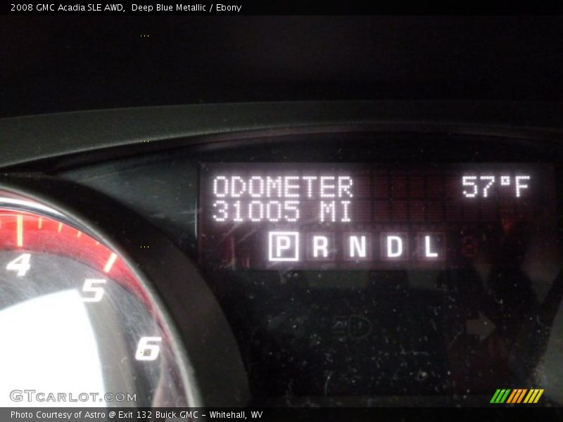Deep Blue Metallic / Ebony 2008 GMC Acadia SLE AWD