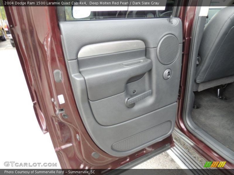 Deep Molten Red Pearl / Dark Slate Gray 2004 Dodge Ram 1500 Laramie Quad Cab 4x4