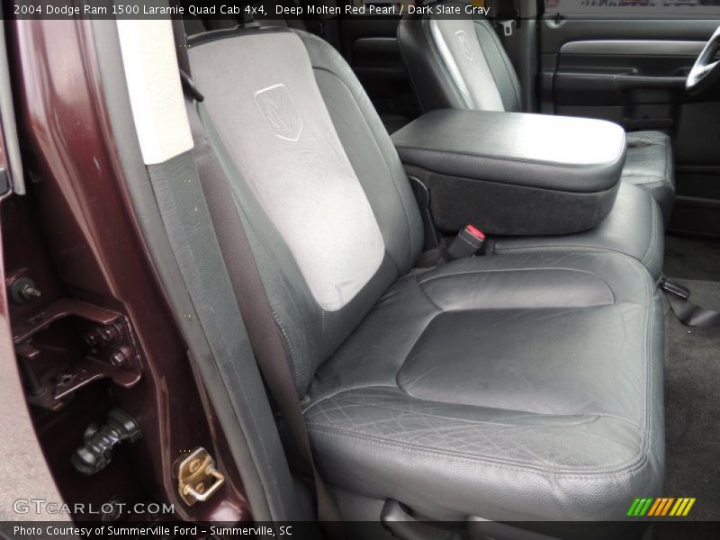 Deep Molten Red Pearl / Dark Slate Gray 2004 Dodge Ram 1500 Laramie Quad Cab 4x4