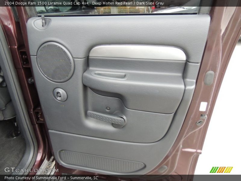 Deep Molten Red Pearl / Dark Slate Gray 2004 Dodge Ram 1500 Laramie Quad Cab 4x4