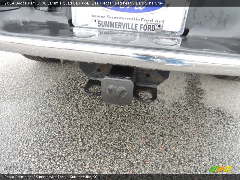 Deep Molten Red Pearl / Dark Slate Gray 2004 Dodge Ram 1500 Laramie Quad Cab 4x4