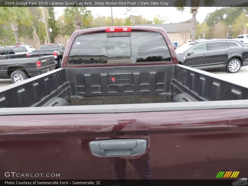 Deep Molten Red Pearl / Dark Slate Gray 2004 Dodge Ram 1500 Laramie Quad Cab 4x4