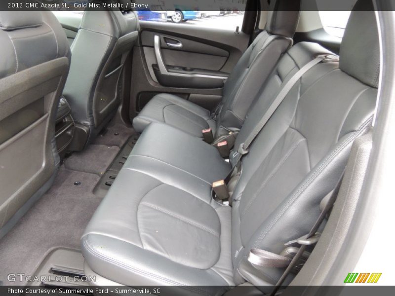 Gold Mist Metallic / Ebony 2012 GMC Acadia SL