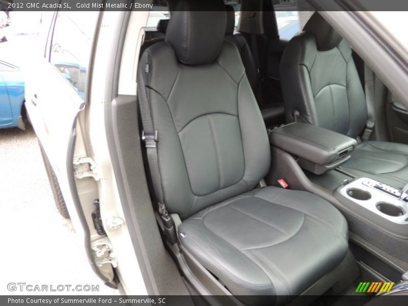 Gold Mist Metallic / Ebony 2012 GMC Acadia SL