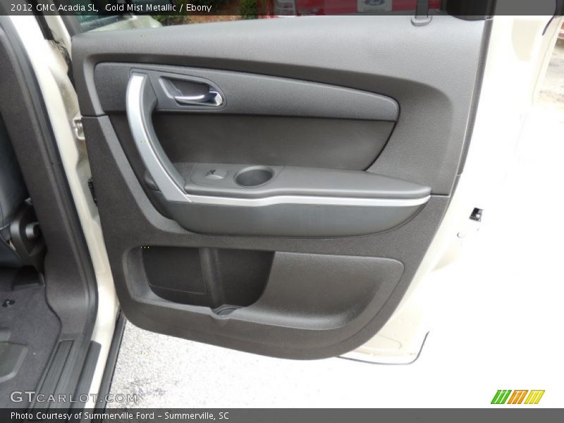 Gold Mist Metallic / Ebony 2012 GMC Acadia SL