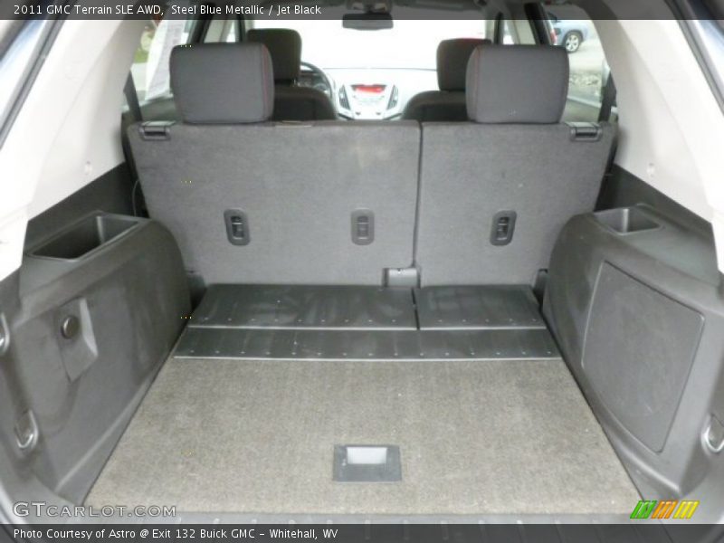 Steel Blue Metallic / Jet Black 2011 GMC Terrain SLE AWD