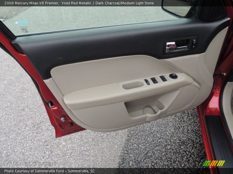 Vivid Red Metallic / Dark Charcoal/Medium Light Stone 2009 Mercury Milan V6 Premier