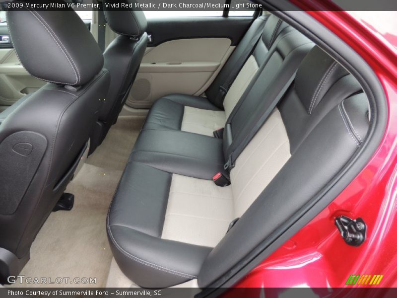 Vivid Red Metallic / Dark Charcoal/Medium Light Stone 2009 Mercury Milan V6 Premier