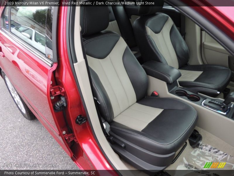 Vivid Red Metallic / Dark Charcoal/Medium Light Stone 2009 Mercury Milan V6 Premier
