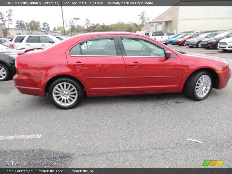 Vivid Red Metallic / Dark Charcoal/Medium Light Stone 2009 Mercury Milan V6 Premier
