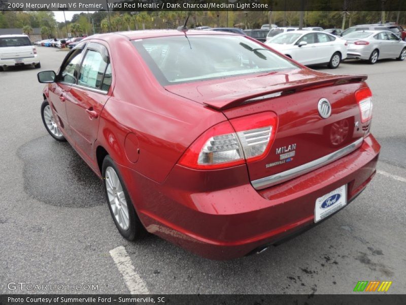 Vivid Red Metallic / Dark Charcoal/Medium Light Stone 2009 Mercury Milan V6 Premier