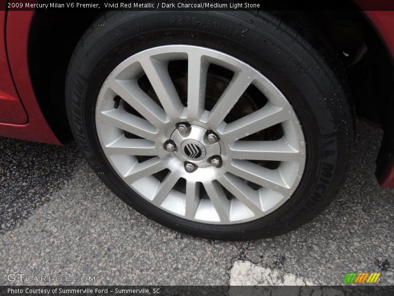 Vivid Red Metallic / Dark Charcoal/Medium Light Stone 2009 Mercury Milan V6 Premier