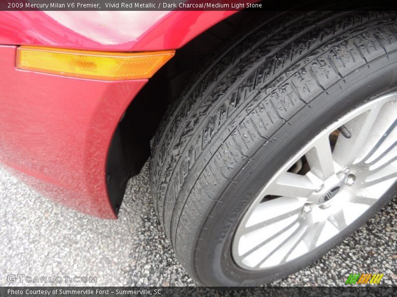 Vivid Red Metallic / Dark Charcoal/Medium Light Stone 2009 Mercury Milan V6 Premier