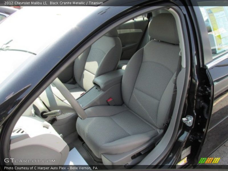 Black Granite Metallic / Titanium 2012 Chevrolet Malibu LS