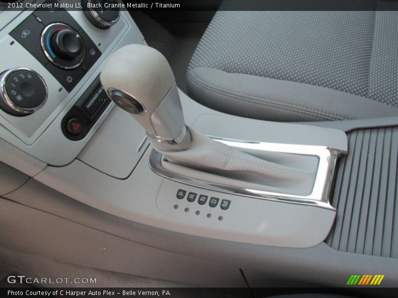 Black Granite Metallic / Titanium 2012 Chevrolet Malibu LS