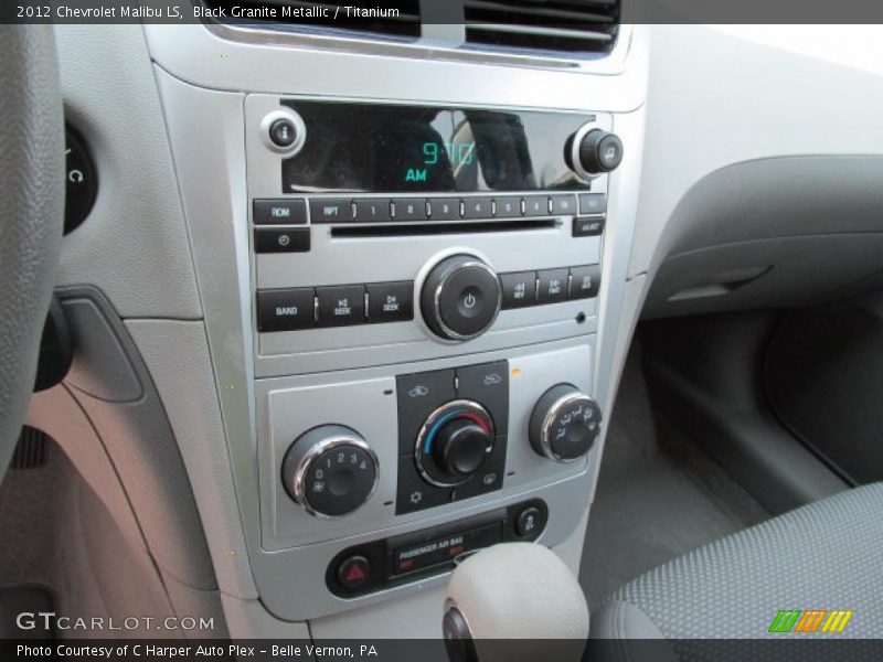 Black Granite Metallic / Titanium 2012 Chevrolet Malibu LS