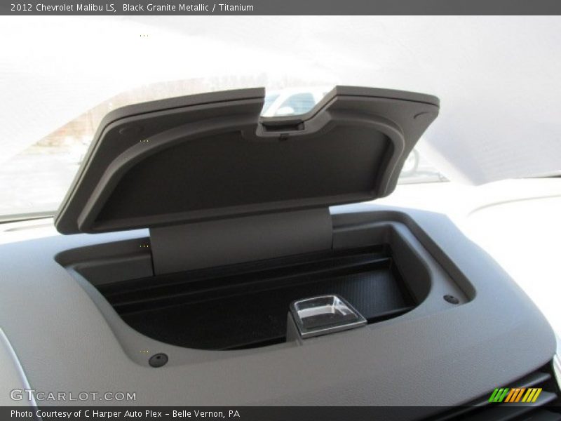 Black Granite Metallic / Titanium 2012 Chevrolet Malibu LS