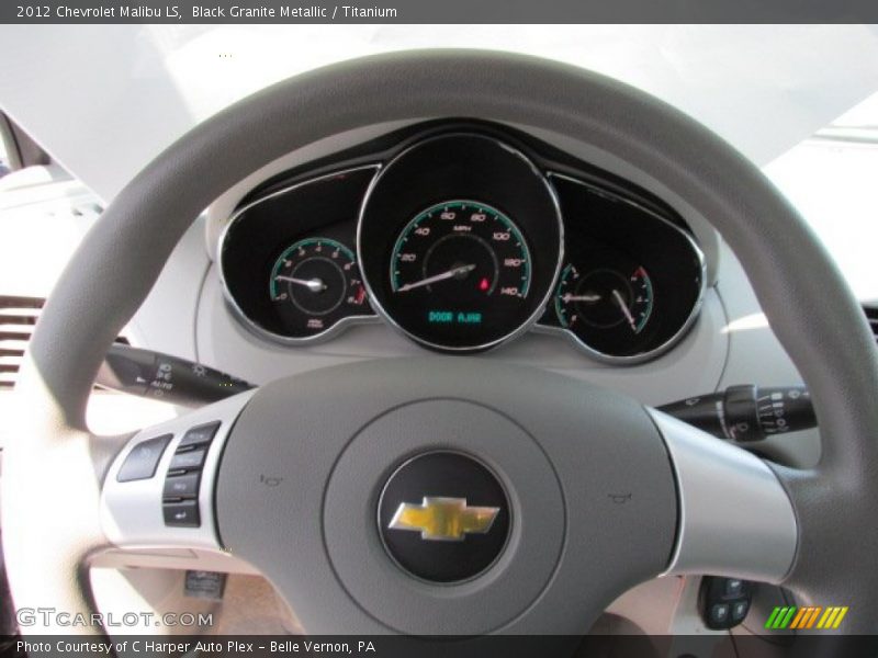 Black Granite Metallic / Titanium 2012 Chevrolet Malibu LS