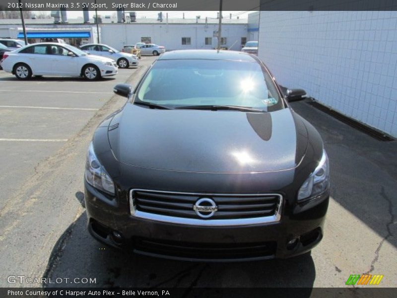 Super Black / Charcoal 2012 Nissan Maxima 3.5 SV Sport