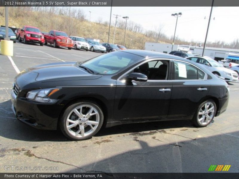 Super Black / Charcoal 2012 Nissan Maxima 3.5 SV Sport