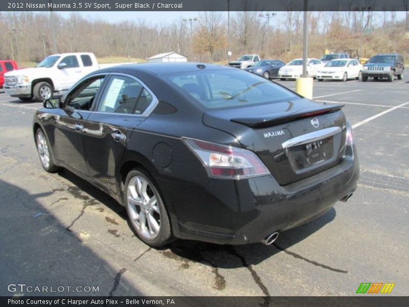 Super Black / Charcoal 2012 Nissan Maxima 3.5 SV Sport