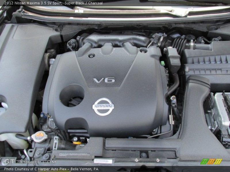 Super Black / Charcoal 2012 Nissan Maxima 3.5 SV Sport