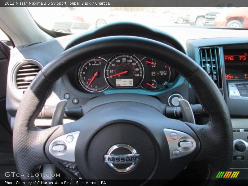 Super Black / Charcoal 2012 Nissan Maxima 3.5 SV Sport