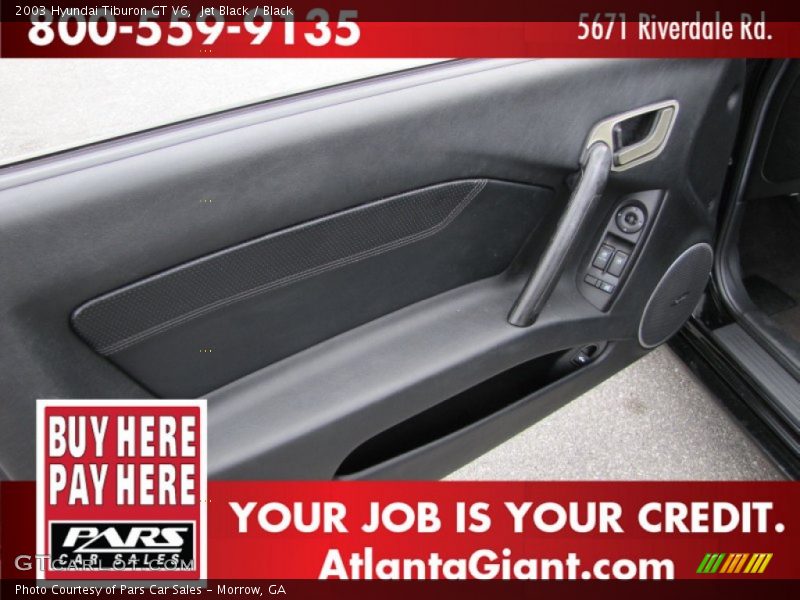 Jet Black / Black 2003 Hyundai Tiburon GT V6