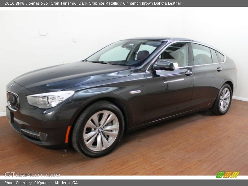 Dark Graphite Metallic / Cinnamon Brown Dakota Leather 2010 BMW 5 Series 535i Gran Turismo