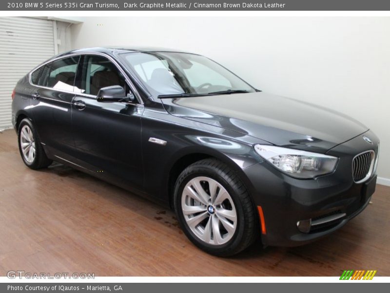 Dark Graphite Metallic / Cinnamon Brown Dakota Leather 2010 BMW 5 Series 535i Gran Turismo