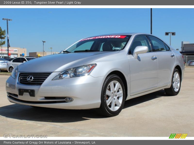 Tungsten Silver Pearl / Light Gray 2009 Lexus ES 350