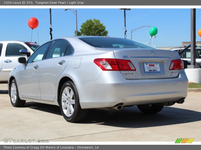 Tungsten Silver Pearl / Light Gray 2009 Lexus ES 350
