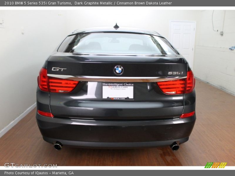 Dark Graphite Metallic / Cinnamon Brown Dakota Leather 2010 BMW 5 Series 535i Gran Turismo