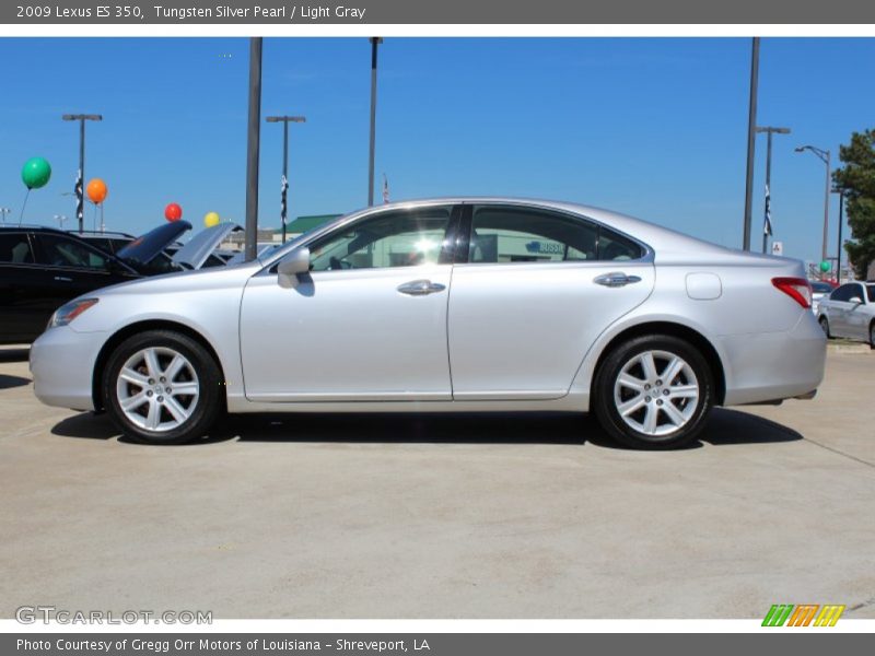 Tungsten Silver Pearl / Light Gray 2009 Lexus ES 350
