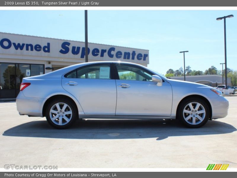 Tungsten Silver Pearl / Light Gray 2009 Lexus ES 350