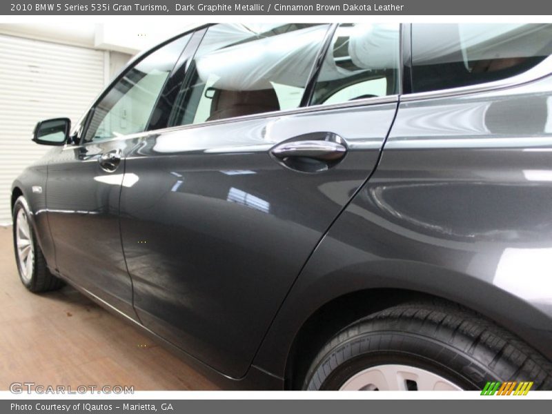 Dark Graphite Metallic / Cinnamon Brown Dakota Leather 2010 BMW 5 Series 535i Gran Turismo