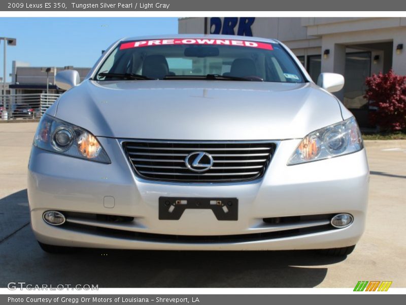 Tungsten Silver Pearl / Light Gray 2009 Lexus ES 350