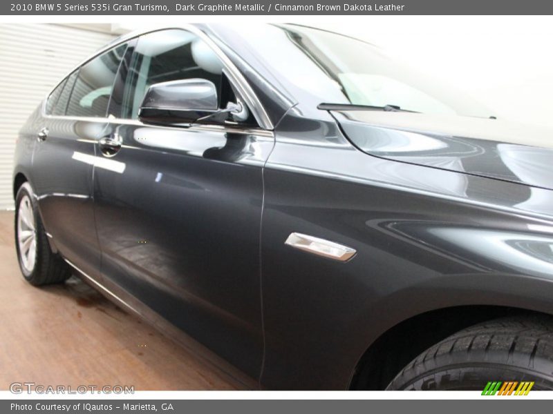 Dark Graphite Metallic / Cinnamon Brown Dakota Leather 2010 BMW 5 Series 535i Gran Turismo
