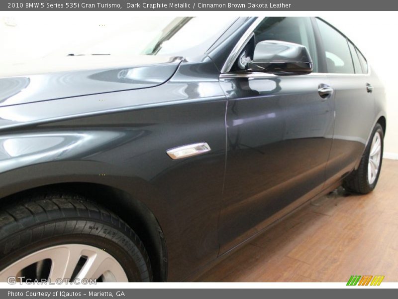 Dark Graphite Metallic / Cinnamon Brown Dakota Leather 2010 BMW 5 Series 535i Gran Turismo