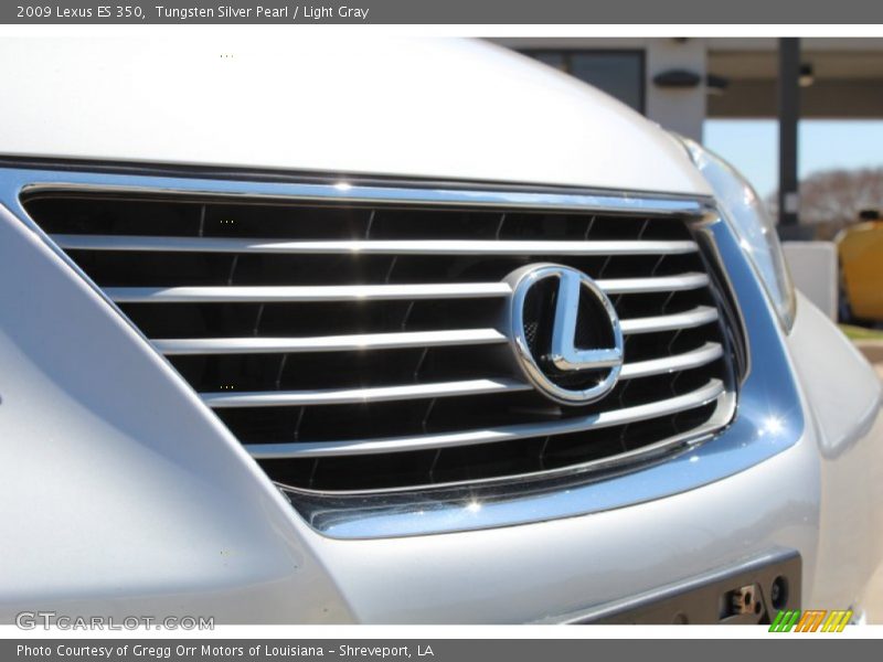 Tungsten Silver Pearl / Light Gray 2009 Lexus ES 350