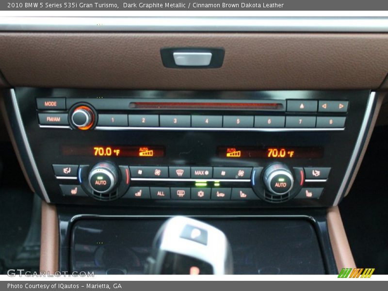 Dark Graphite Metallic / Cinnamon Brown Dakota Leather 2010 BMW 5 Series 535i Gran Turismo