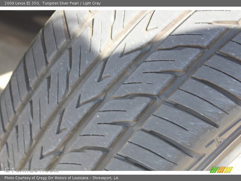 Tungsten Silver Pearl / Light Gray 2009 Lexus ES 350