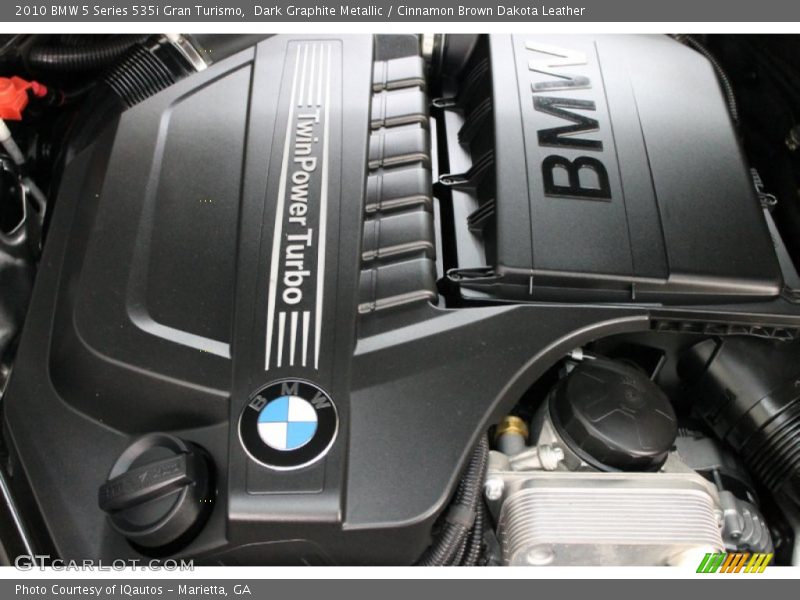 Dark Graphite Metallic / Cinnamon Brown Dakota Leather 2010 BMW 5 Series 535i Gran Turismo