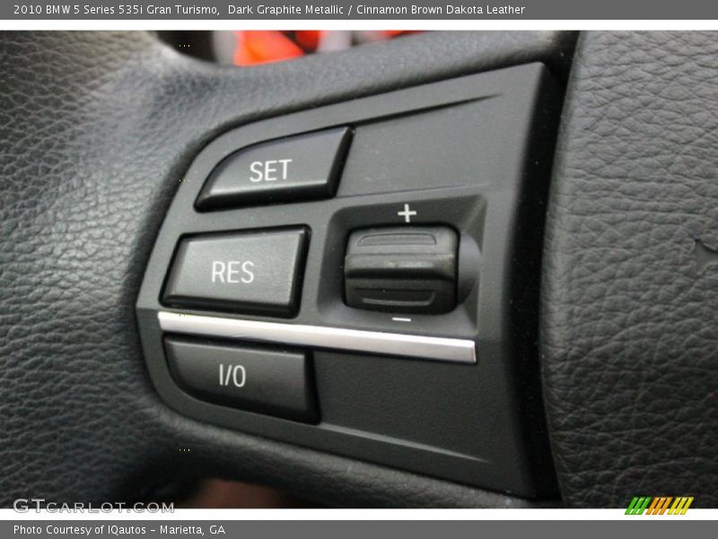 Dark Graphite Metallic / Cinnamon Brown Dakota Leather 2010 BMW 5 Series 535i Gran Turismo