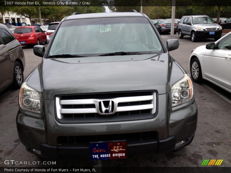 Nimbus Gray Metallic / Gray 2007 Honda Pilot EX
