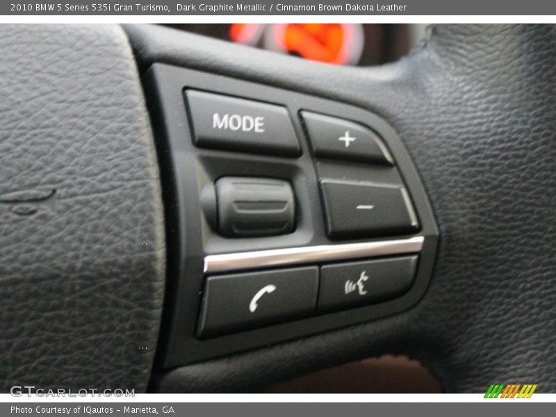 Dark Graphite Metallic / Cinnamon Brown Dakota Leather 2010 BMW 5 Series 535i Gran Turismo