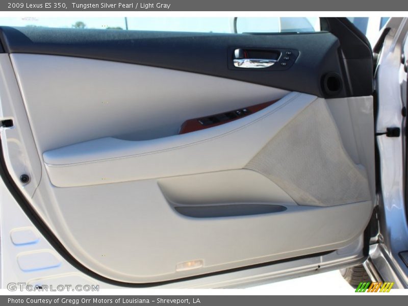 Tungsten Silver Pearl / Light Gray 2009 Lexus ES 350